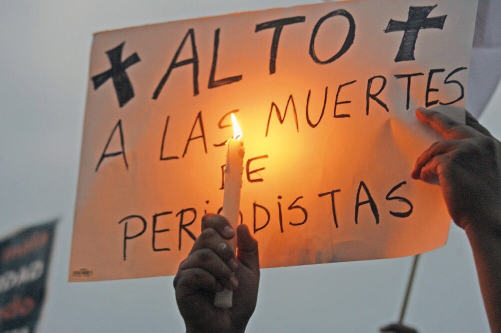 En México, 11 periodistas y trabajadores de los medios de comunicación fueron asesinados durante el año pasado. (ARCHIVO EL UNIVERSAL)