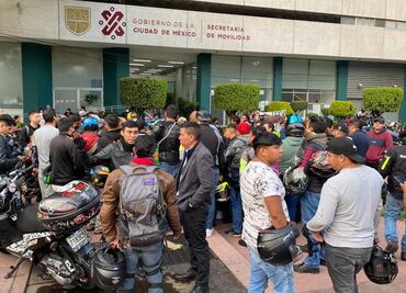 Manifestaciones CDMX: Motociclistas por reglamento y tianguistas de Ecatepec por agua y seguridad