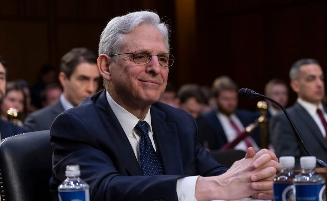 El fiscal general Merrick Garland testifica mientras el Comité Judicial del Senado examina el Departamento de Justicia. Foto: AP