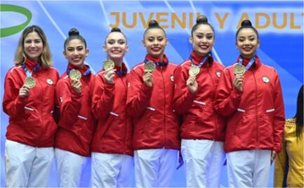 Equipo mexicano de Gimnasia Rítmica se corona campeón panamericano en el All Around en Guatemala