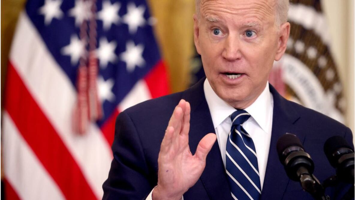 La primera conferencia de prensa de Biden como presidente estuvo dominada por la situación en la frontera con México. Foto: Getty Images