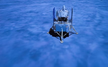 Sonda china perfora la Luna tras posarse en el satélite