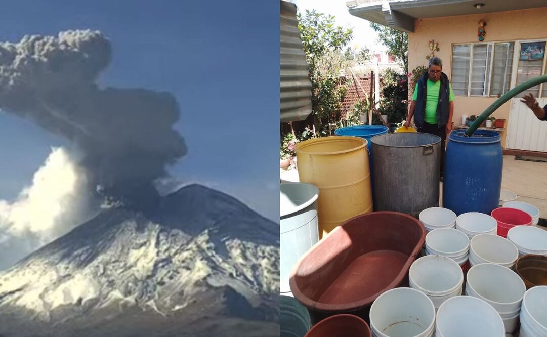 El largo estiaje que se ha prolongado por la onda de calor ha provocado problemas de desabasto de agua para los habitantes de Amecameca, ya que dependen del agua del deshielo. Foto: Especial