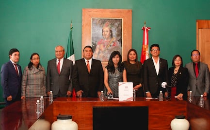 Entregan tercer informe de gobierno de Marco Mena, gobernador de Tlaxcala