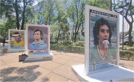 Panini inauguró exposición de Estampas Monumentales en Paseo de la Reforma rumbo al Mundial 2026