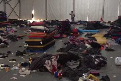 Desmantelan albergue para migrantes en CDMX