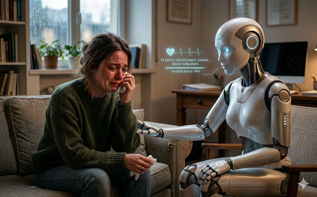 Especialistas advierten que la falta de empatía humana y la descontextualización de los datos comprometen la seguridad del paciente.
Foto: Imagen creada con IA