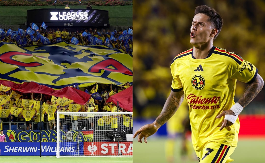 Brian Rodríguez aplaudió el ambiente americanista en Los Ángeles. FOTO: ESPECIAL