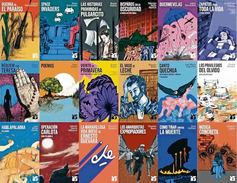 Algunos de los títulos que el FCE considera “fundamentales de América Latina para jóvenes de 15 a 30 años”. Foto: Especial