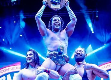 Aliado a El Terrible, el Ángel de Oro gana la 'Leyenda Azul' en la Arena México