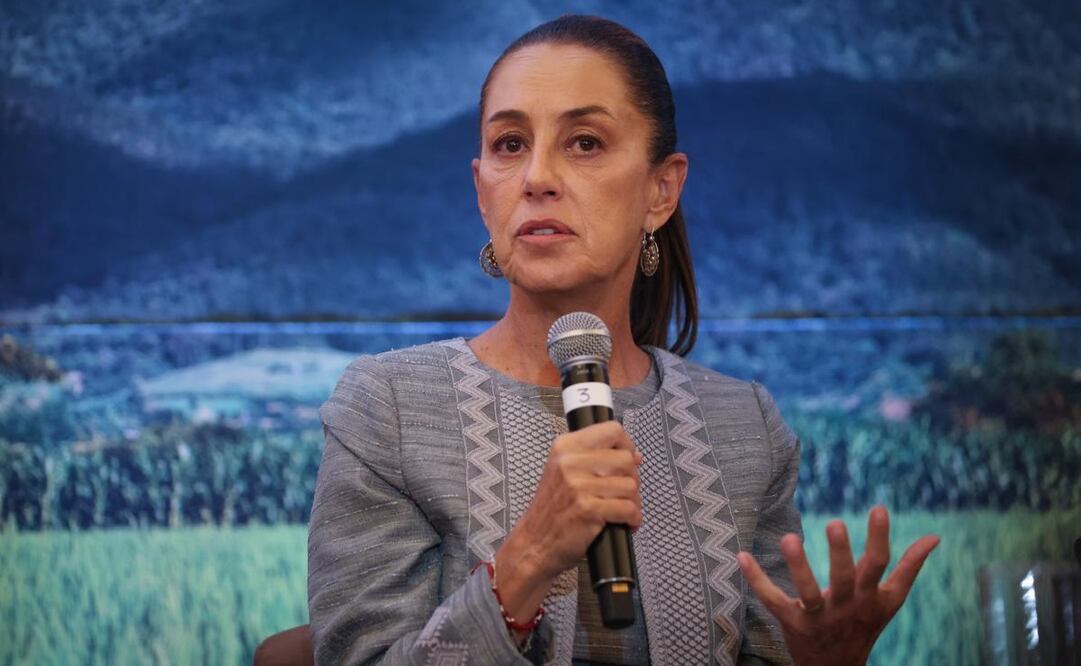 La candidata presidencial de Morena sostuvo un encuentro con el Consejo Nacional Agropecuario. Foto: Diego Simón Sánchez / EL UNIVERSAL