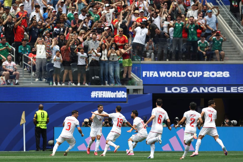 Selección de Irán, durante la Fase de Grupos del Mundial de 2026 - Foto: AFP