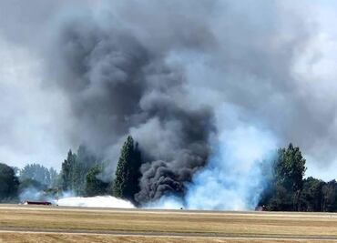 Confirman muerte de 4 personas abordo de avioneta colisionada en aeropuerto de Londres; aún no son identificadas