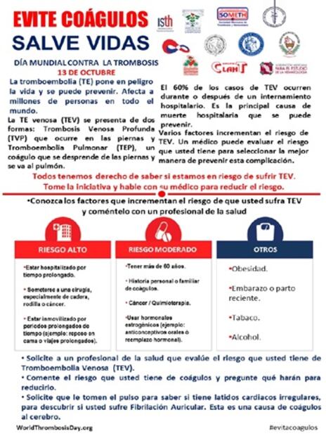 Alertan sobre cifras de decesos por trombosis