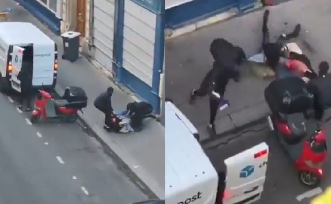 Según la prensa francesa, la mujer, de 34 años y a quien se la escucha gritar en el vídeo "¡dejadme en paz!", es hija del dueño de una plataforma de venta de criptomonedas. Foto: Captura de pantalla