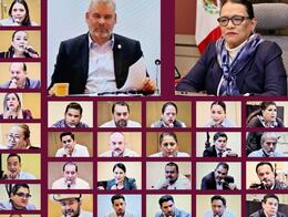 Rosa Icela se reúne con Ramírez Bedolla y 59 alcaldes de Michoacán; revisan el Plan por la Paz y Justicia