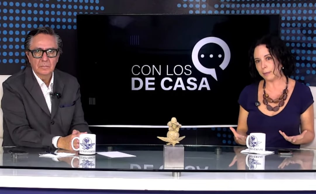 David Aponte y Maite Azuela, conductores de Con los de Casa. Foto: Captura de pantalla