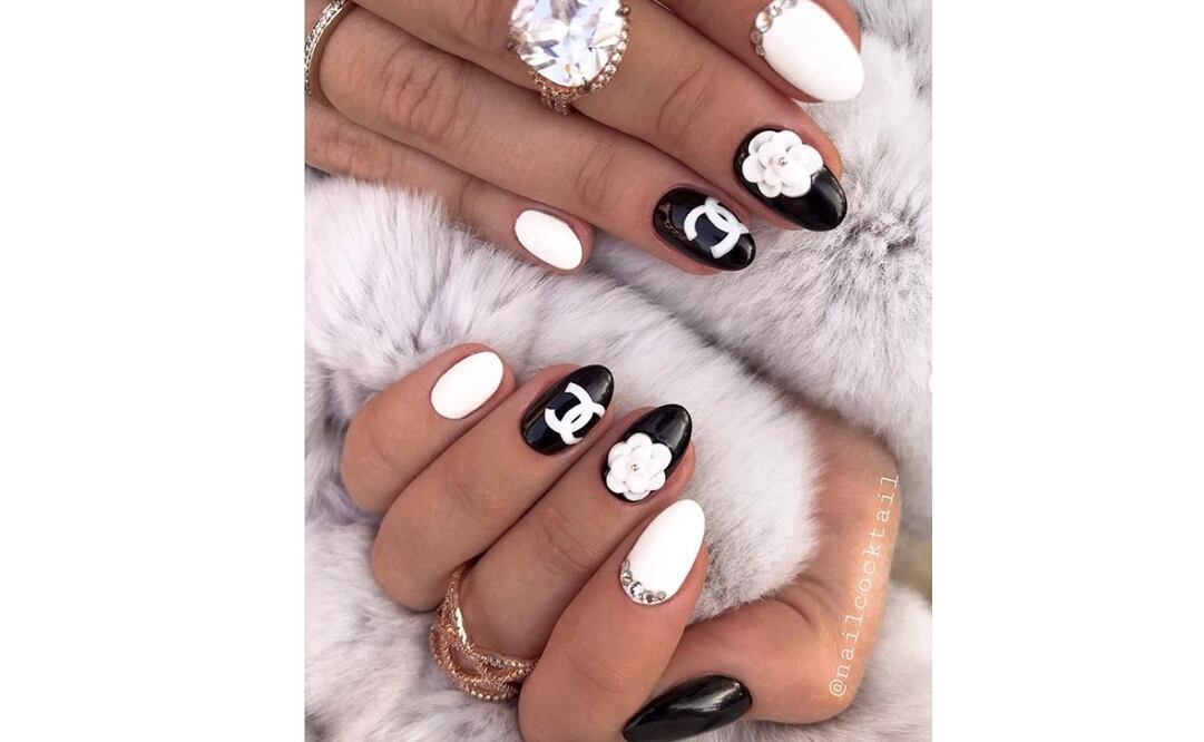 Los monogramas y los íconos de las firmas de lujo de la moda ahora en tus uñas. Foto: Instagram