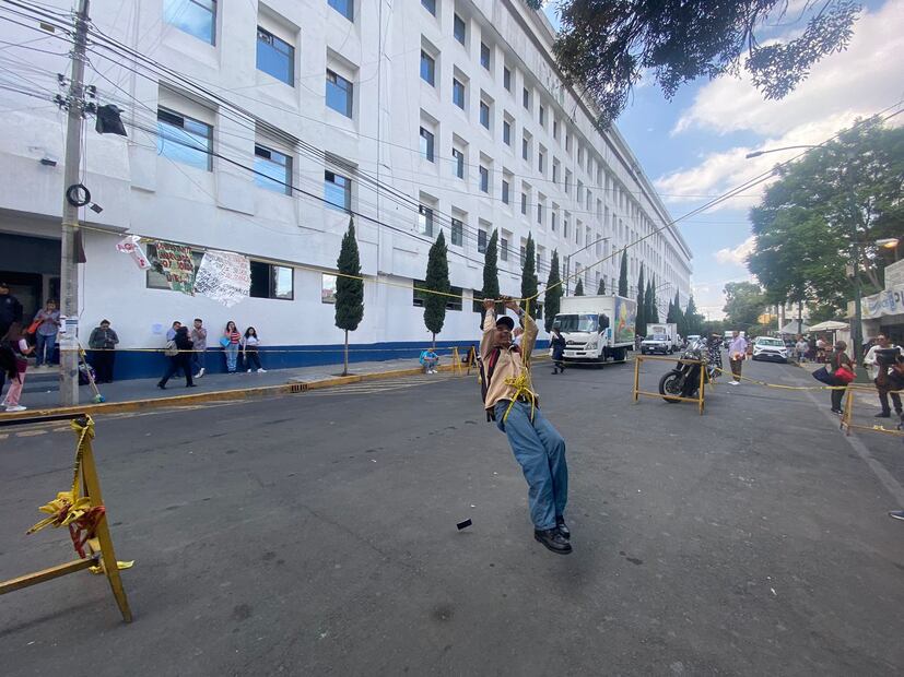 El hombre pidió a las autoridades atrapar a los santeros que le hicieron esto. (FOTO: Juan Carlos Williams)