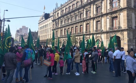 Campesinos en el Zócalo rechazaron diálogo con gobierno capitalino