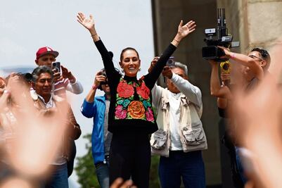 Claudia Sheinbaum plantea seguir con economía moral