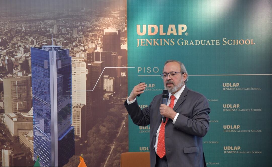 El director de la Cátedra UNESCO-Universidad de las Américas de Puebla en Riesgos Hidrometeorológicos. Foto: Rodrigo Pineda / UDLAP Jenkins Graduate School