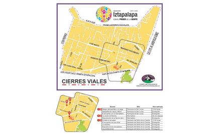 Entérate. Cierres viales por Domingo de Ramos en Iztapalapa