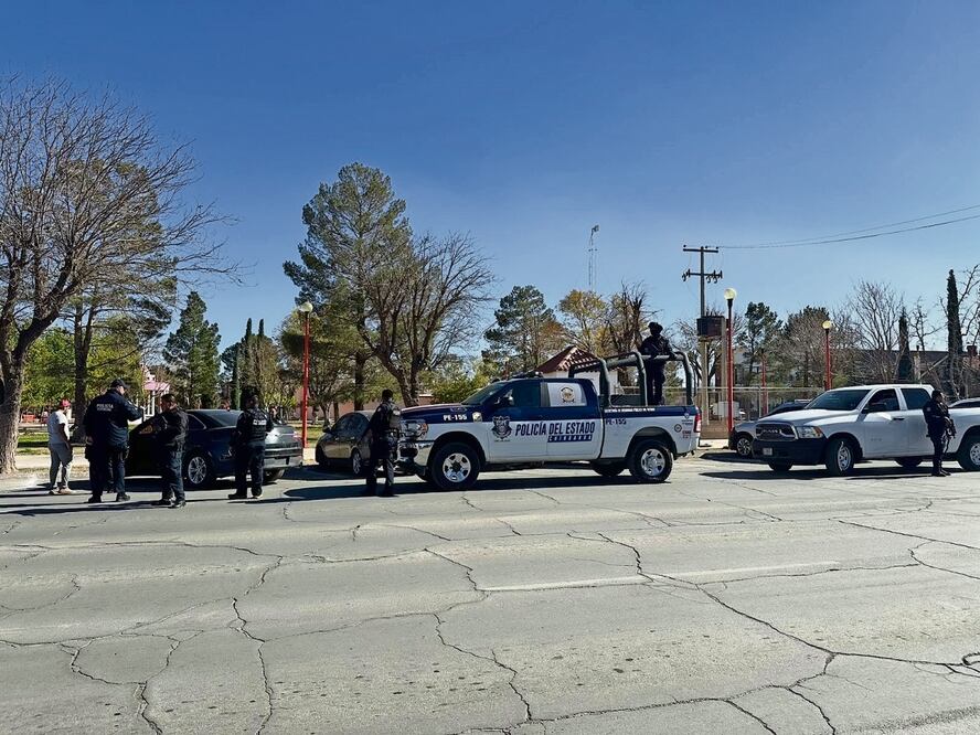 Luego del crimen del oficial mayor del municipio de Nuevo Casas Grandes, Pedro Pablo Lara, se desplegó un operativo de seguridad en la zona donde participa la GN y la AEI. Foto: Especial