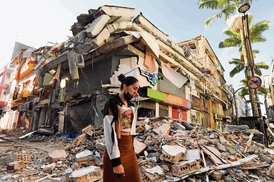 Terremoto Colombia. Foto: AFP:JAIME SALDARRIAGA