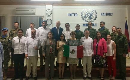 Delegación mexicana realiza visita de trabajo a misión de ONU en Haití