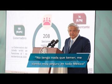“Me siento muy seguro en todo México”, dice AMLO tras hechos de violencia