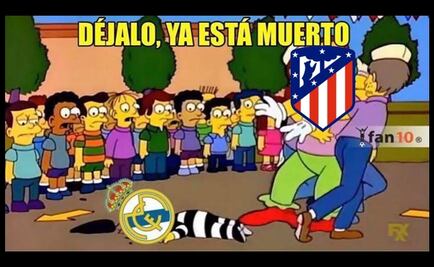 Los memes de la goleada del Atlético al Real Madrid