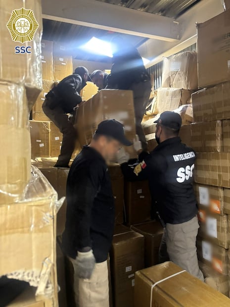 Aseguran en bodegas de CDMX más de 200 bicicletas eléctricas y mercancía robada en Michoacán (27/12/2025). Foto: Especial