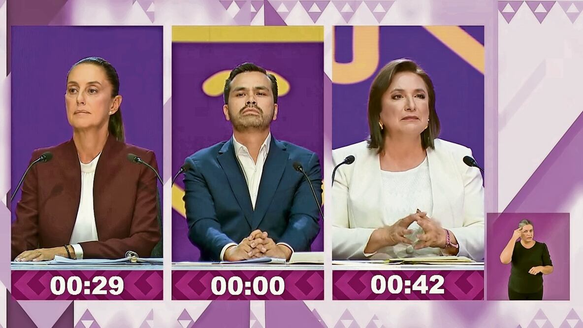 Para el debate que se realizará el 28 de abril el INE debe considerar dar mayor flexibilidad a los candidatos para ahondar en sus propuestas y que discutan entre ellos, dicen. Foto: Especial