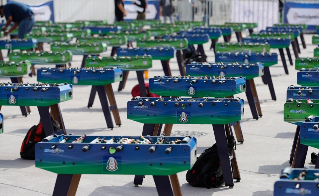 Table football tournament in Mexico City - Photo: Irvin Olivares/EL UNIVERSAL