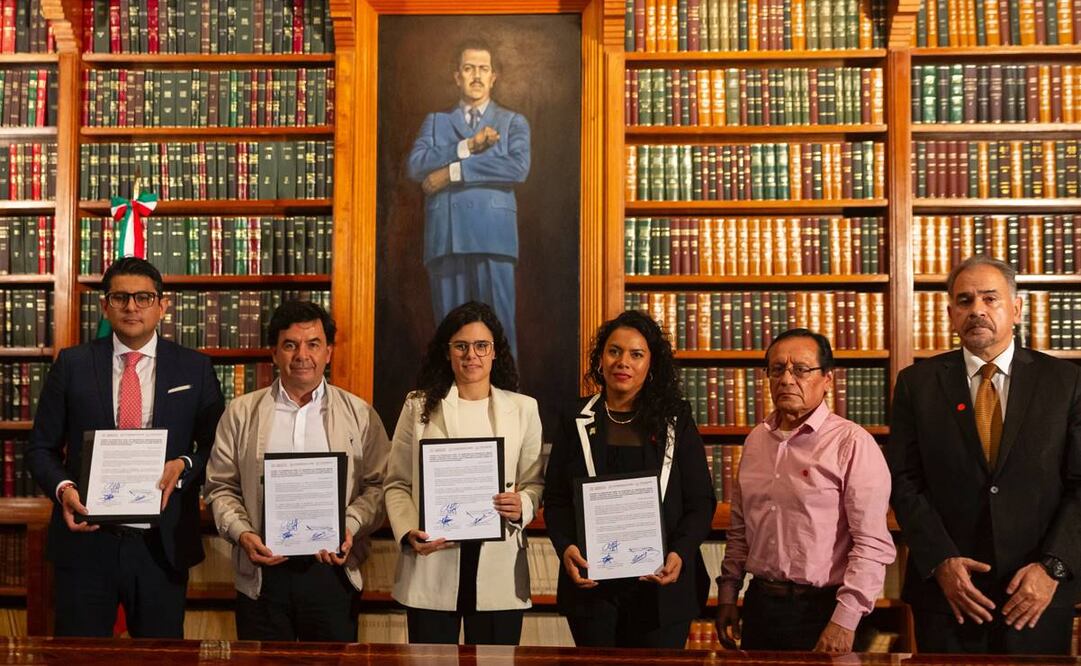 Segob celebra acuerdo con Notimex / Foto: Segob