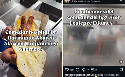 Falta de comida y en mal estado; el médico Juan Carlos Rivas evidencia el sistema de salud en redes