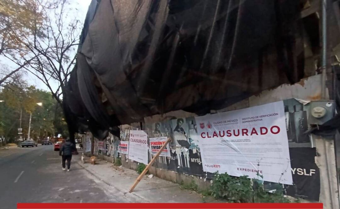 Alcaldía Coyoacán clausura 4 obras ilegales en la colonia Campestre Churubusco.
Foto: Especial.