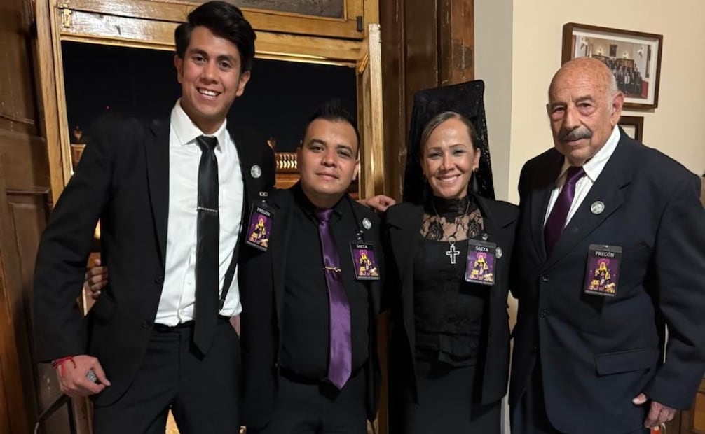 La Procesión del Silencio se realiza cada Viernes Santo en San Luis Potosí. Foto:   Cortesía Juan Velázquez