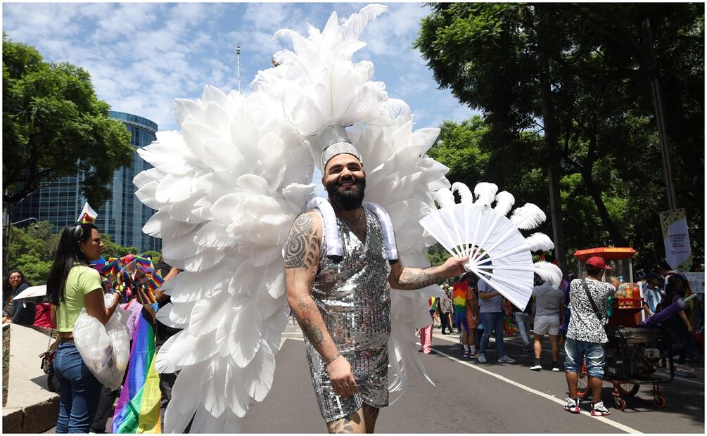 Las personas que asisten a la fiesta de la diversidad cada año esperan con ansias una nueva edición. Foto: Yaretzy M. Osnaya / EL UNIVERSAL