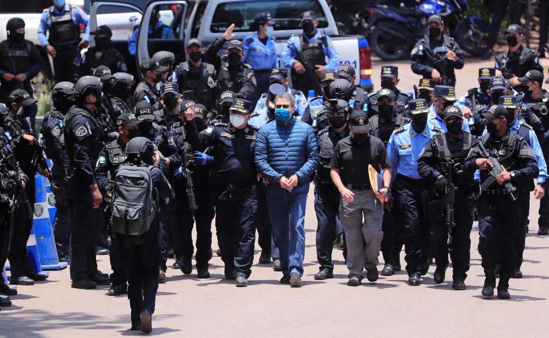 Inicia extradición a EU del expresidente hondureño Hernández