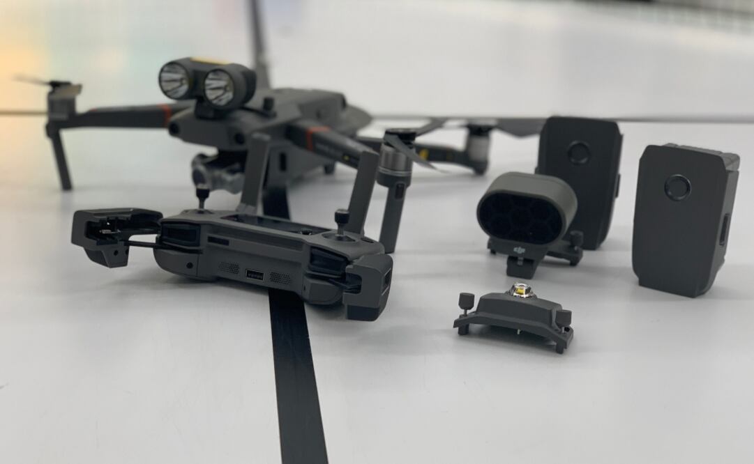 El dron es de uso profesional