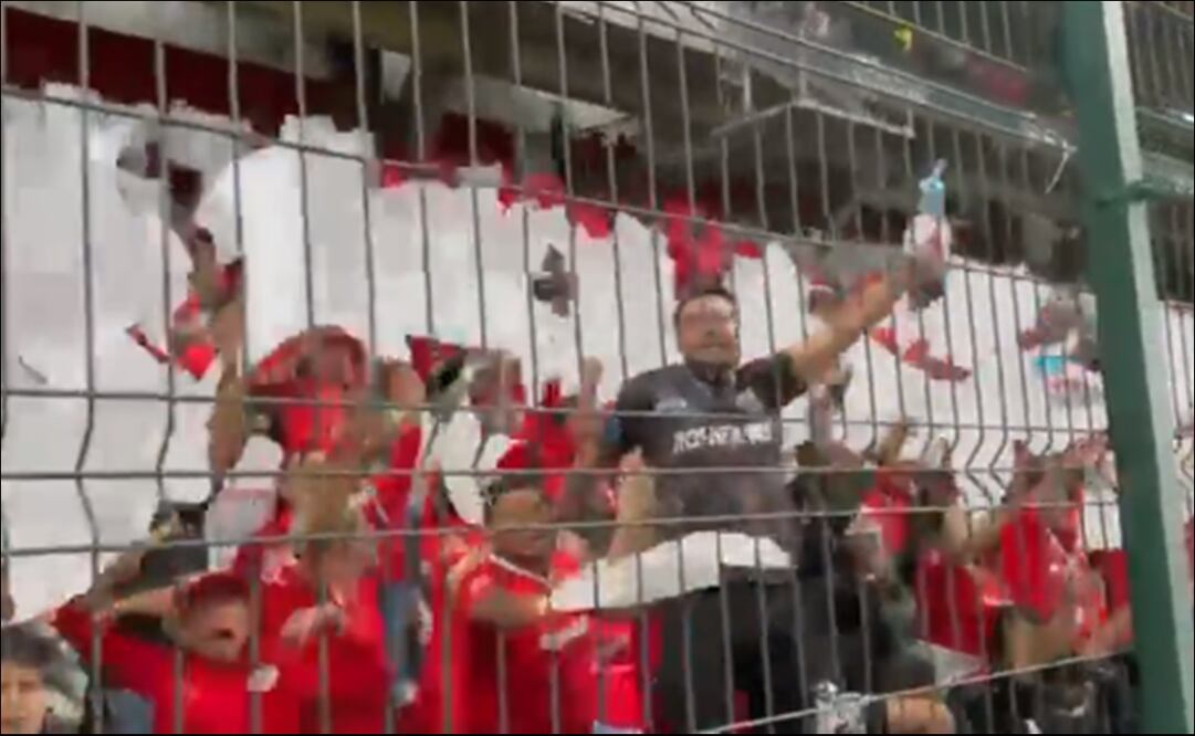 Afición del Toluca se burla de los Pumas / Foto: Especiales