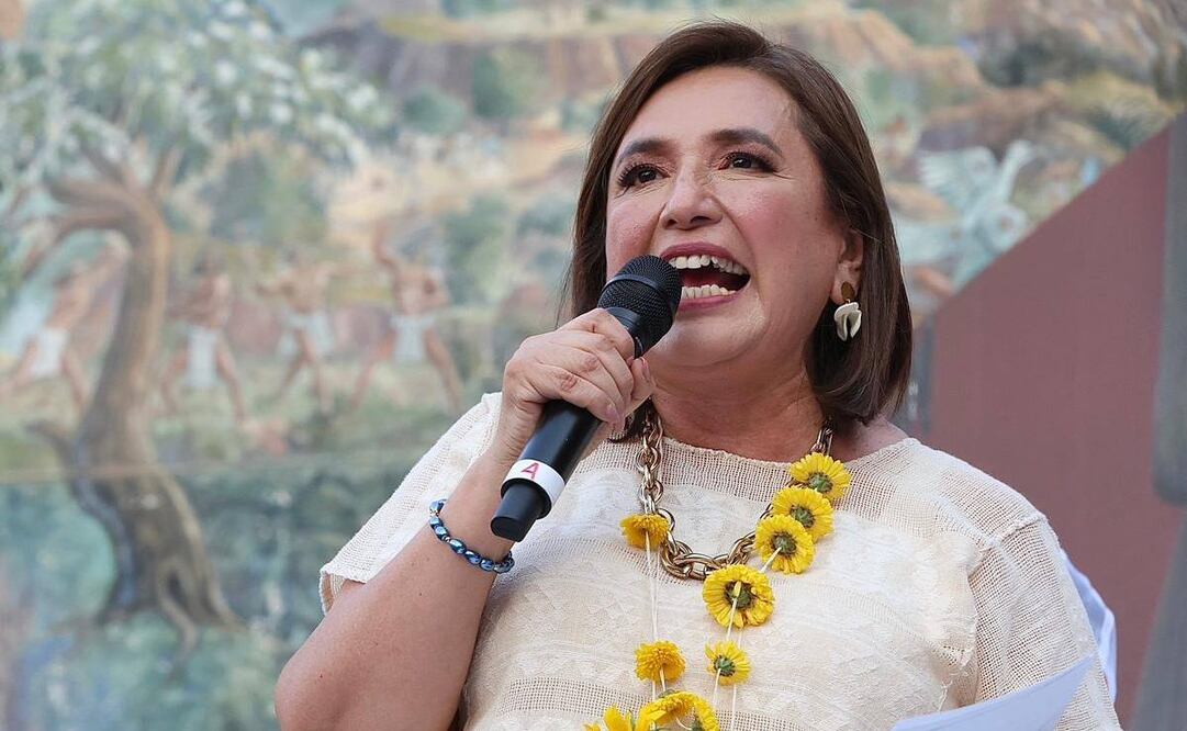 Xóchitl Gálvez, candidata presidencial de la coalición Fuerza y Corazón por México. Foto: Berenice Fregoso / EL UNIVERSAL