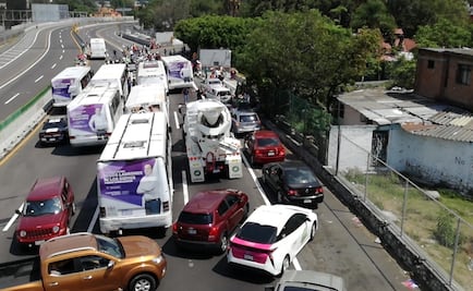 Tras más de seis horas de bloqueo, manifestantes liberan Paso Exprés