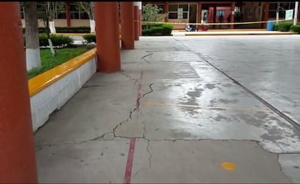Reportan daños en escuela secundaria de Hidalgo tras sismo de 6.9; suspenden clases