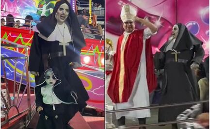 ¡Se quitó la máscara! Ella es la joven que da vida a “la monja viral de TikTok”