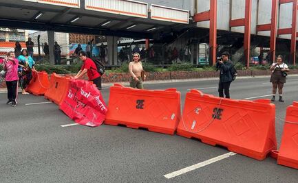 Trabajadoras sexuales vuelven a bloquear Calzada de Tlalpan en protesta por construcción de ciclovía