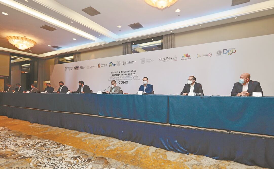 La Alianza Federalista está conformada por 10 gobernadores emanados de diferentes partidos políticos nacionales. Foto: Archivo. EL UNIVERSAL