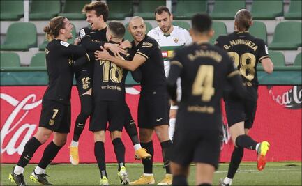 Barcelona saca el triunfo de visita ante el Elche
